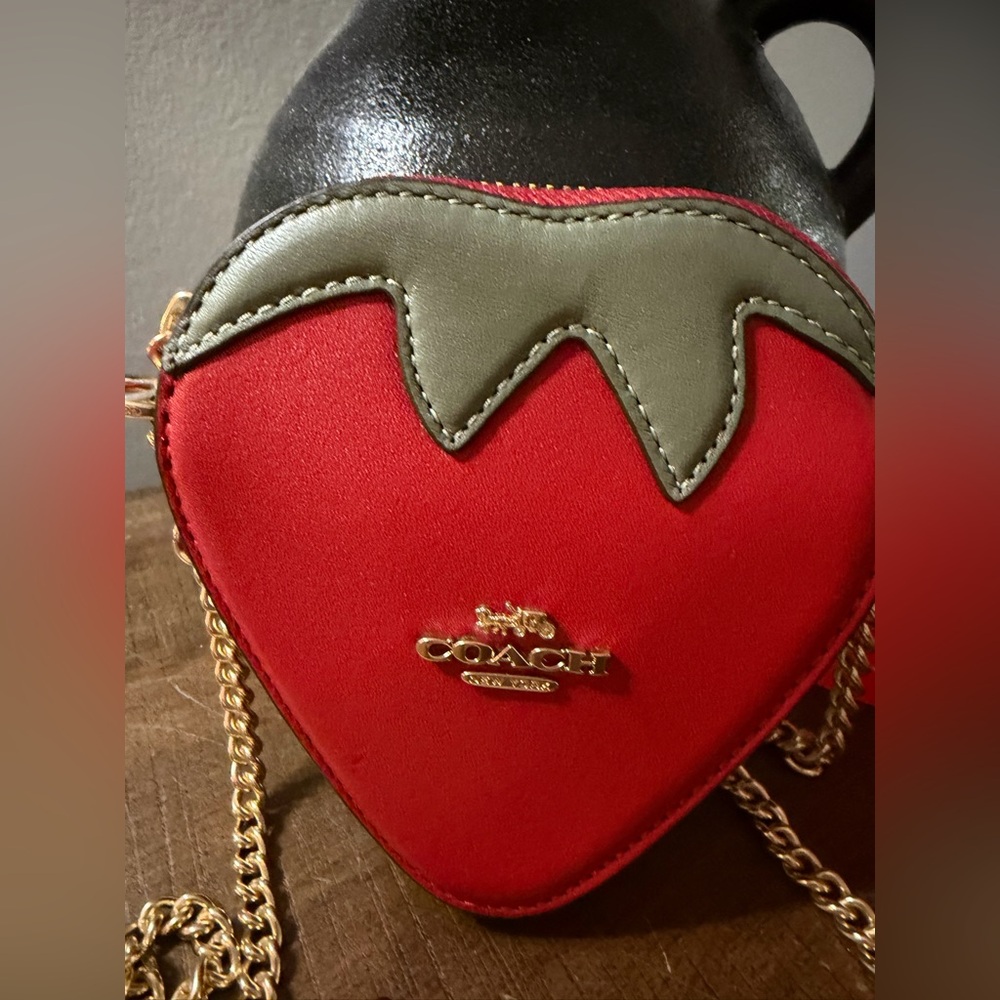 Coach Strawberry Pouch/Crossbody - Picture 10 of 11